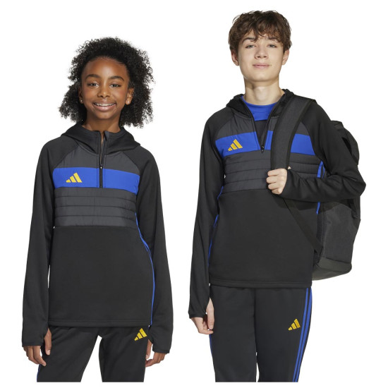 Adidas Παιδική μακρυμάνικη μπλούζα Tiro 25 Essentials Winterized Training Hoodie